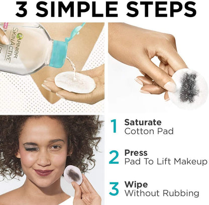 Garnier SkinActive Micellar Cleansing Water, For All Skin Types, 400ml Pack of 3