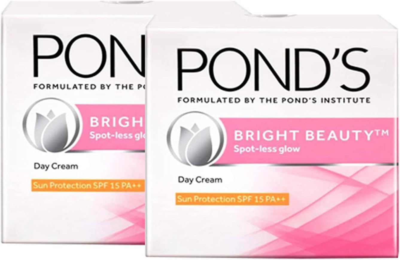 POND'S Bright Beauty serum cream Spot-less Glow SPF 15 Day Cream 35 g Pack Of 2