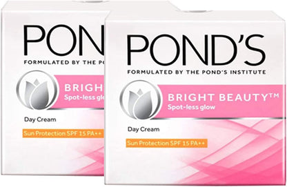 POND'S Bright Beauty serum cream Spot-less Glow SPF 15 Day Cream 35 g Pack Of 2