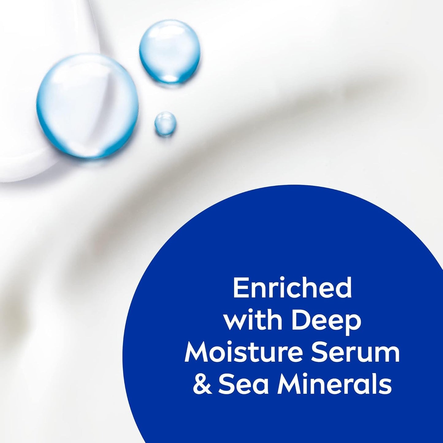 NIVEA Body Lotion for Normal to Dry Skin, Express Hydration, with Deep Moisture Serum and Sea Minerals, 48H Moisture Care, 400ml