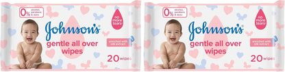 Johnson's Baby Wipes 2+1 (72) wipes