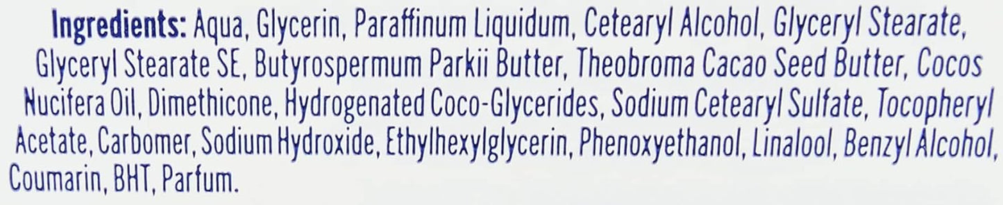 NIVEA Body Lotion for Dry Skin, Cocoa Butter, 5in1 Complete Care, 48H Deep Moisture, 2x400ml, Pack of 2