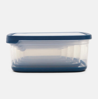 10 pcs food storage set blue/ clear