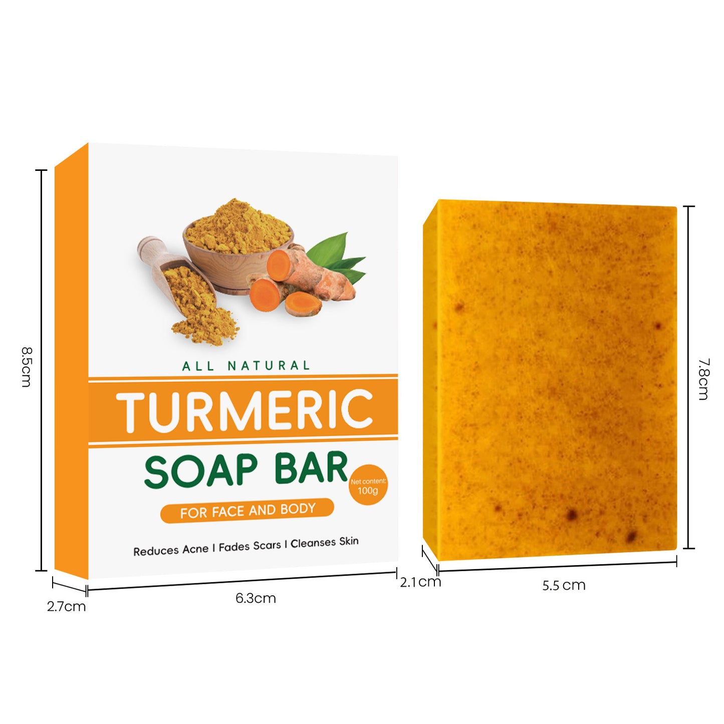 Turmeric Soap Lemon Soap Kojic Acid Soap Ginger Handmade Cold Process