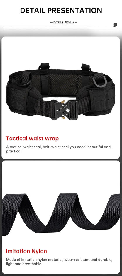 Functional Fitness Weight Lifting Athletes Outdoor Training Tactical Belt
