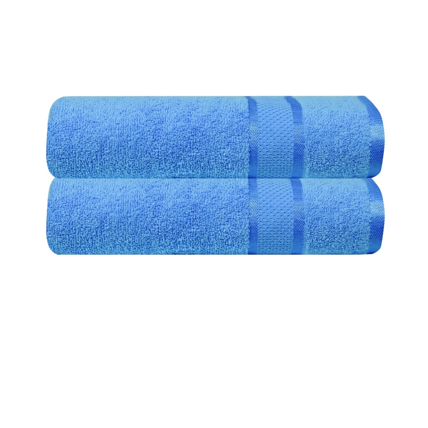 Soft-Swril Premium Sky-Blue Bath Towel 500 GSM 100% Cotton 27x54 Inches Pack of 1,Ultra Super Soft Quick Dry Highly Absorbent - Soft Hotel Quality for Bath and Spa
