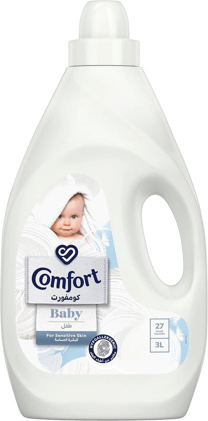 Comfort Baby Dilute Fabric Softener, dermatologically tested for sensitive skin, 3L