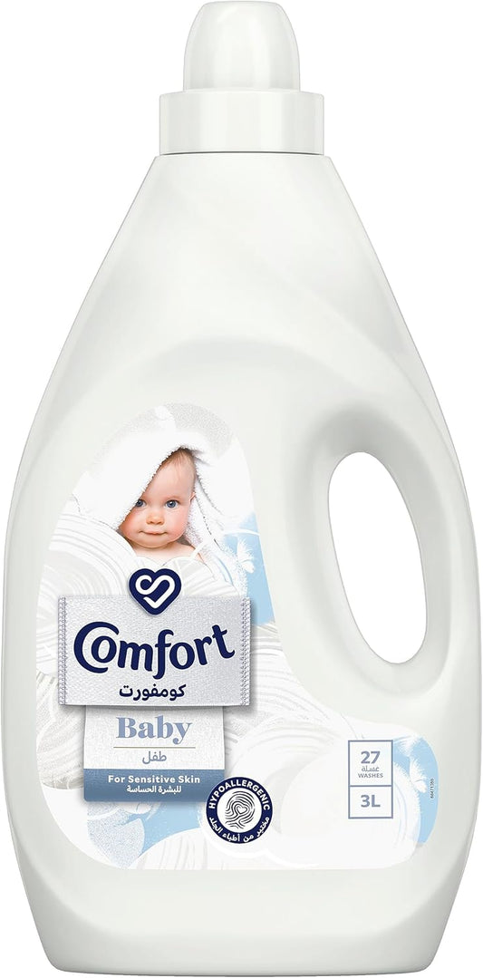 Comfort Baby Dilute Fabric Softener, dermatologically tested for sensitive skin, 3L