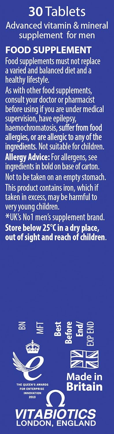 Vitabiotics  Tablets (30 Capsules)