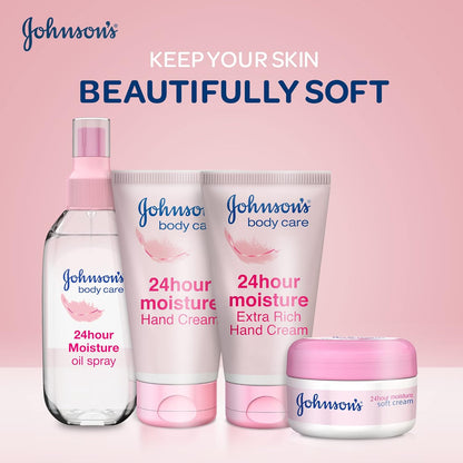 Johnson’s 24 Hour Moisture Soft Cream, Pack of 3x200ml