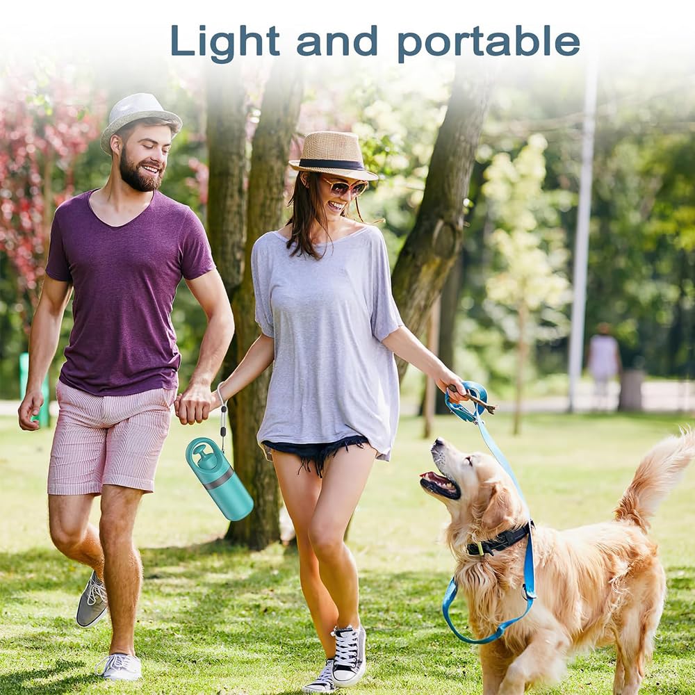NeoStyle Portable Dog Poop Scooper, Sanitary Dog Waste Picker Upper with Bag Dispenser, 6 Claws Convenient And Lightweight, Can Be Installed On The Dog Rope for Dog Walking and Travel Use