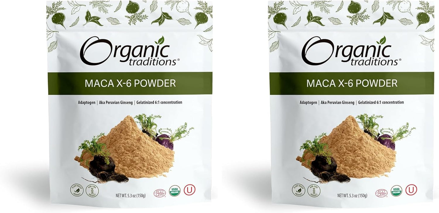 Organic Traditions Maca X-6 Powder | 150 g