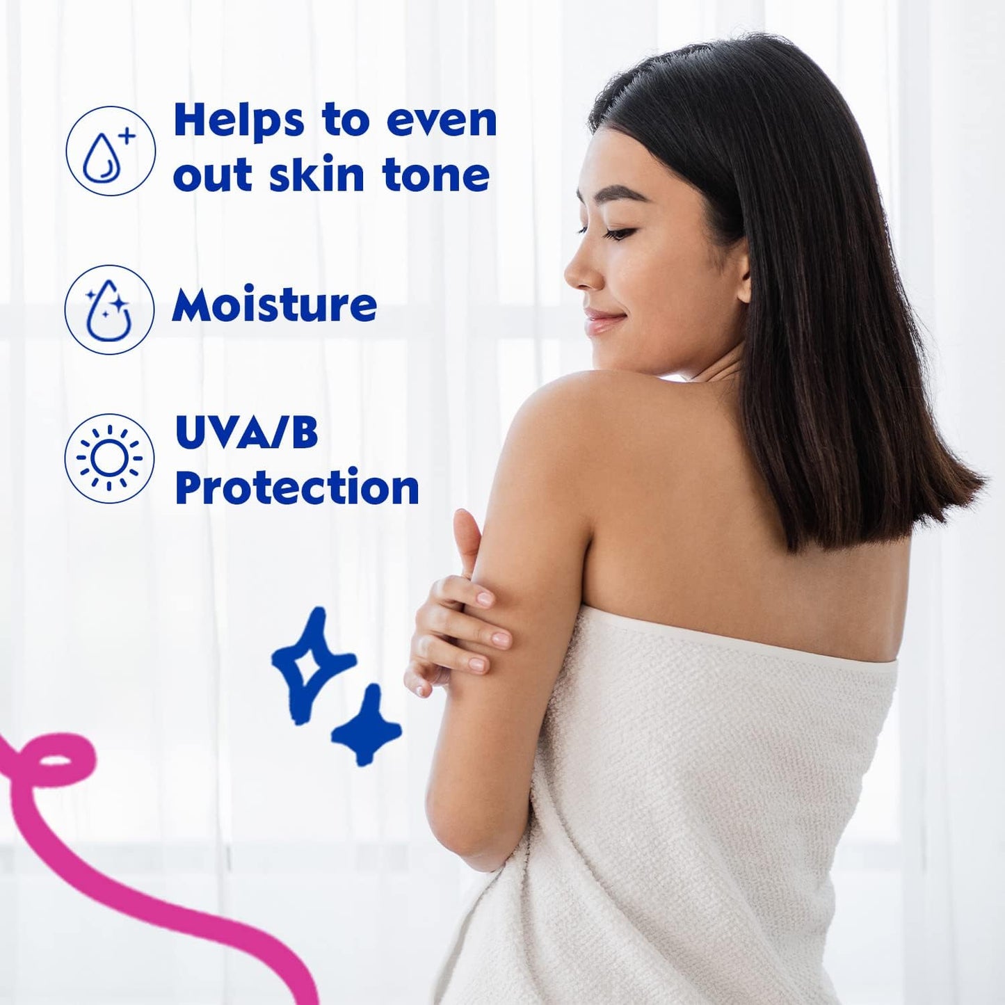 NIVEA Body Lotion Vitamin C & A, Natural Glow Cherry Scent, 180ml