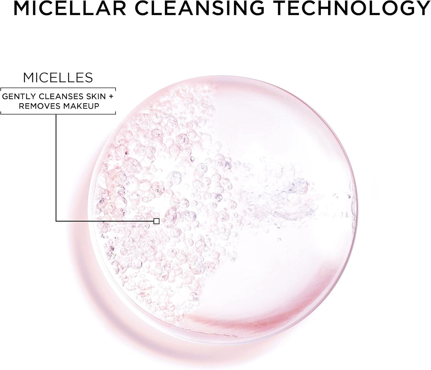 Garnier SkinActive Micellar Cleansing Water, For All Skin Types, 400ml Pack of 3