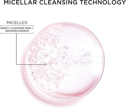 Garnier SkinActive Micellar Cleansing Water, For All Skin Types, 400ml Pack of 3