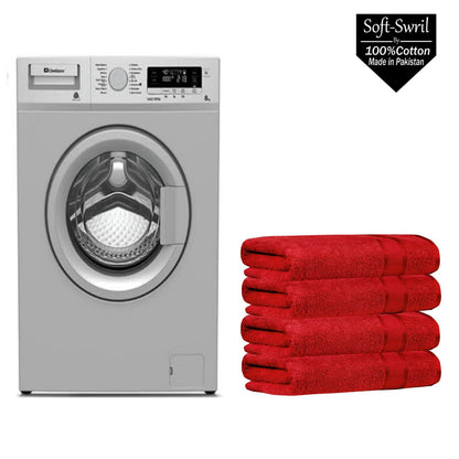 Soft-Swril Premium Sky-Blue Bath Towel 500 GSM 100% Cotton 27x54 Inches Pack of 1,Ultra Super Soft Quick Dry Highly Absorbent - Soft Hotel Quality for Bath and Spa