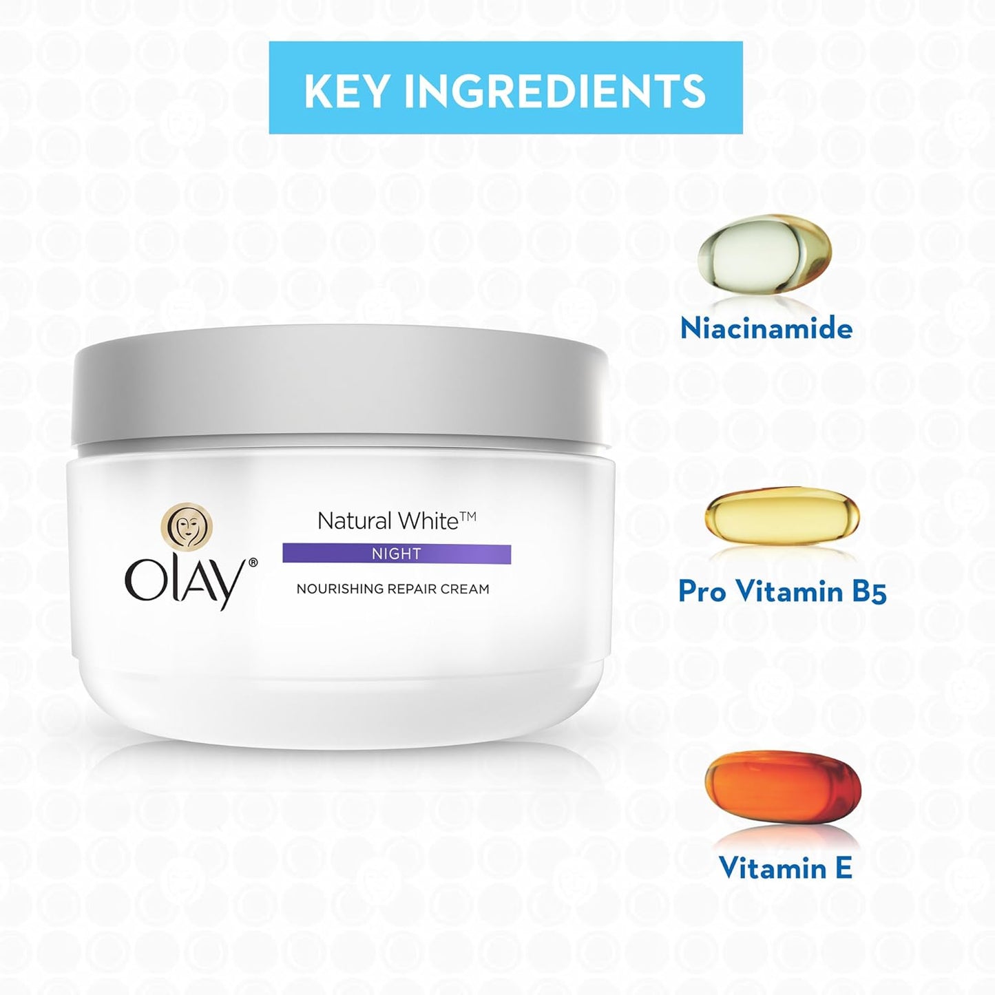 Olay Natural White Beauty Box: Face Wash 100 g + Day Cream SPF 24 50 g + Night Cream 50 g, 200 g