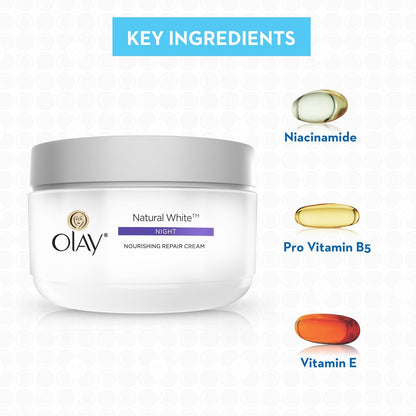 Olay Natural White Beauty Box: Face Wash 100 g + Day Cream SPF 24 50 g + Night Cream 50 g, 200 g