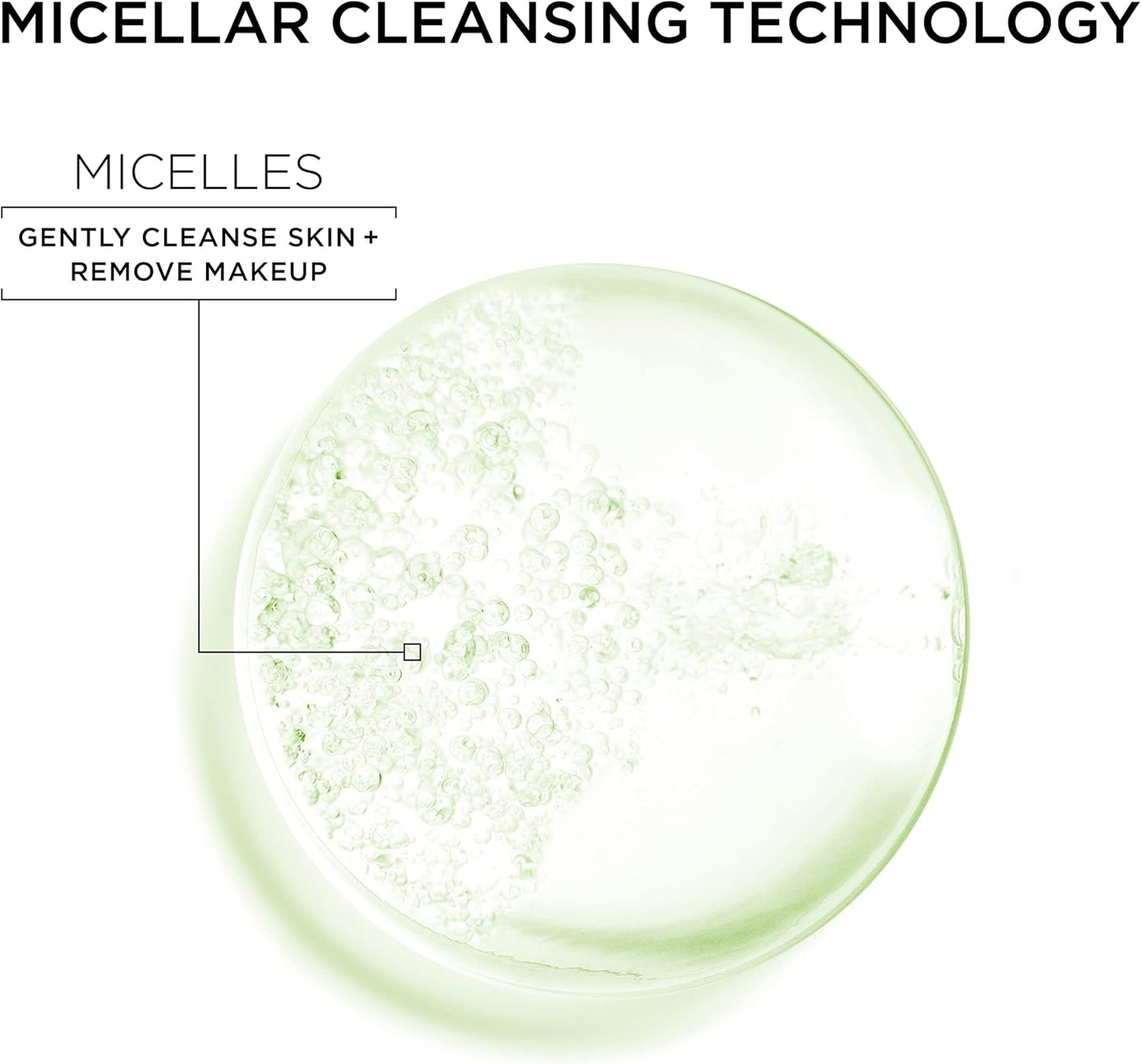 Garnier SkinActive Micellar Cleansing Water, For All Skin Types, 400ml Pack of 3