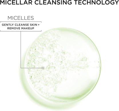 Garnier SkinActive Micellar Cleansing Water, For All Skin Types, 400ml Pack of 3