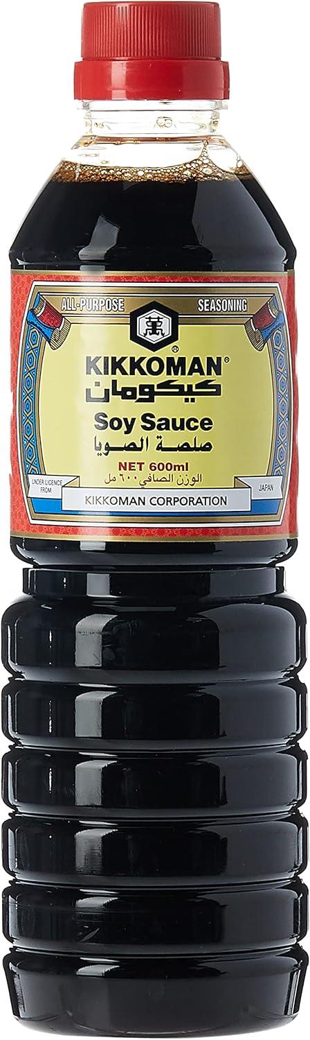 Kikkoman Soy Sauce, 600 ml