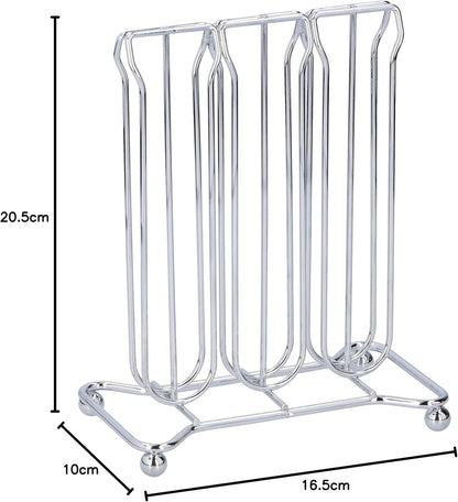 alpina coffee cup holder 16.5 x 20.5 cm chrome steel