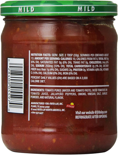 Tostitos Mild Chuncky Salsa 15.5 OZ (439g) - Export