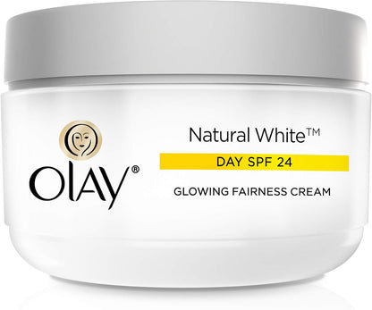 Olay Natural White Beauty Box: Face Wash 100 g + Day Cream SPF 24 50 g + Night Cream 50 g, 200 g