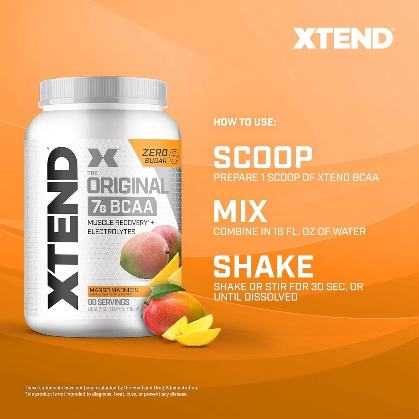 XTEND Original BCAA Powder Mango Madness