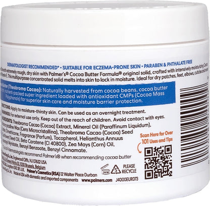 Palmer’s Cocoa Butter Formula Heals Softens Relieves Rough, Dry Skin, 3.5oz, 100 g (Pack of 1)