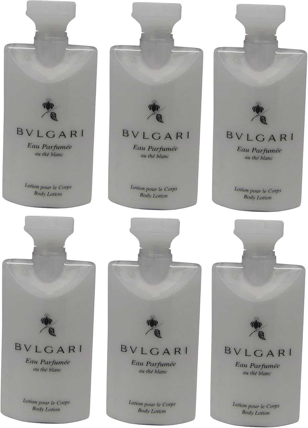 Bvlgari White Tea au the blanc Body Lotion 6x 40ml
