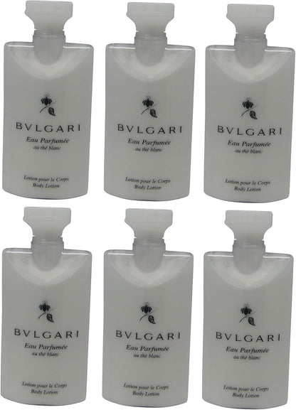 Bvlgari White Tea au the blanc Body Lotion 6x 40ml