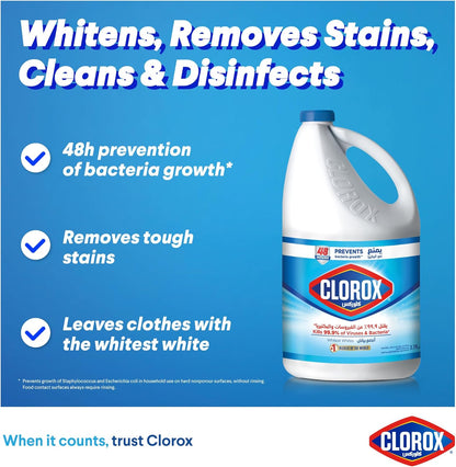 Clorox Liquid Bleach Original, 3.78 L