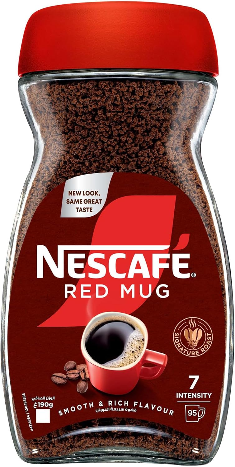 Nescafe Red Mug Instant Coffee Jar 190g