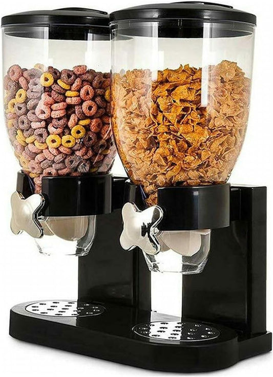 Cereal Dispenser 2-Pieces Set - Convenient Double Cereal Dispenser