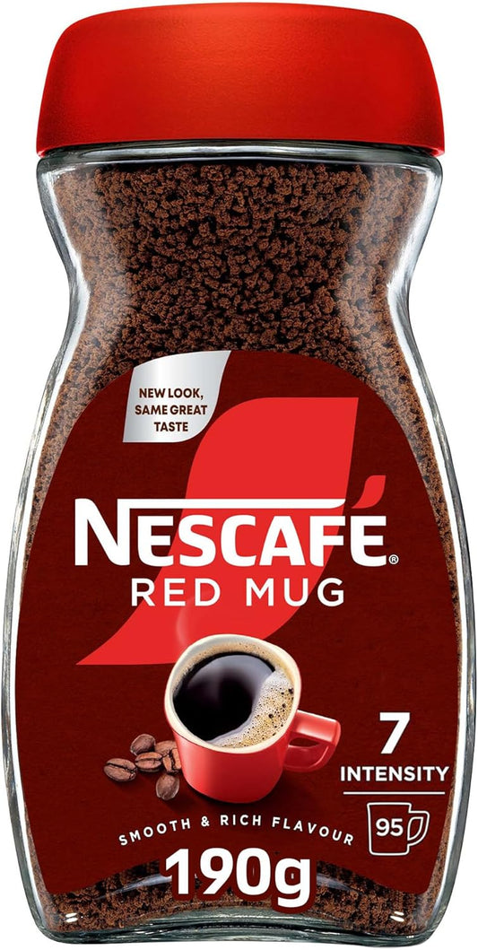 Nescafe Red Mug Instant Coffee Jar 190g