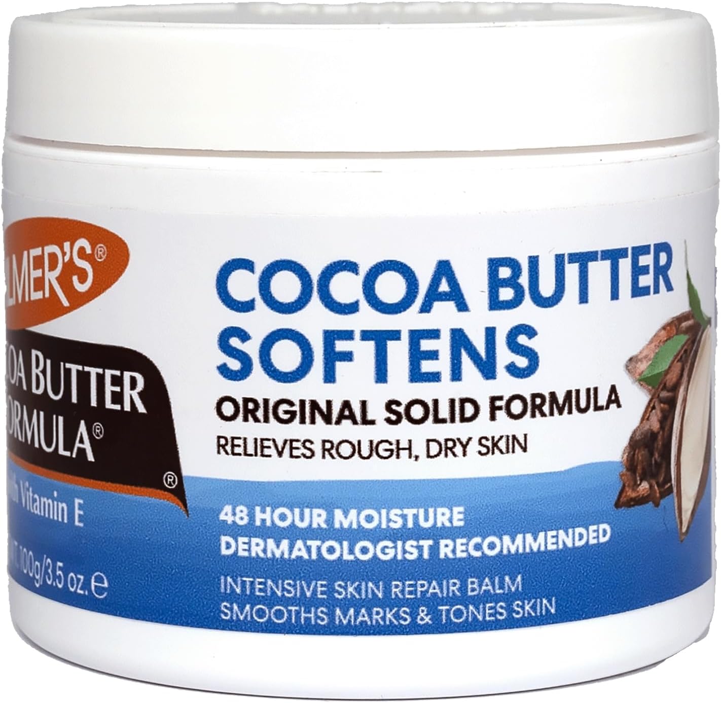 Palmer’s Cocoa Butter Formula Heals Softens Relieves Rough, Dry Skin, 3.5oz, 100 g (Pack of 1)