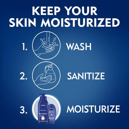 NIVEA Body Lotion for Dry Skin, Cocoa Butter, 5in1 Complete Care, 48H Deep Moisture, 2x400ml, Pack of 2