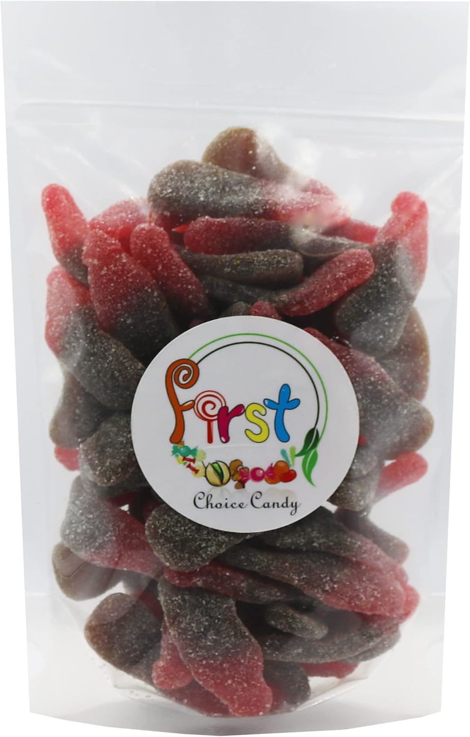 FirstChoiceCandy Gummy Cola Bottles (Sour Cherry, 2 Pound (Pack of 1))
