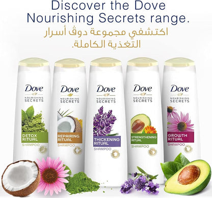 Dove Thickening Ritual Shampoo Lavender, 400ml + Dove Conditioner, 320ml