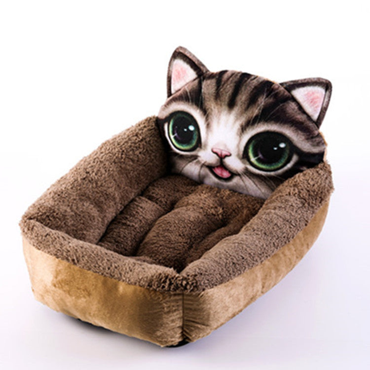 3D Cartoon Shape pet bed