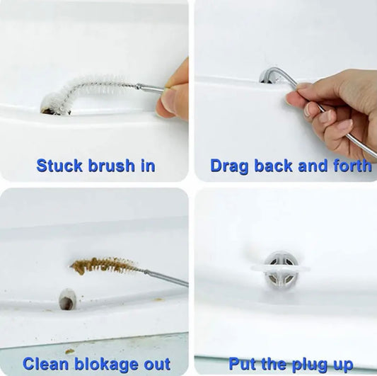 5pcs/set, Refrigerator Drain Hole Clog Remover