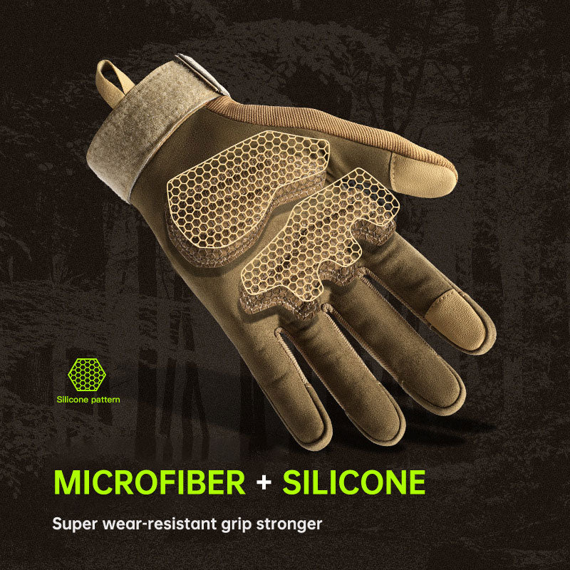 Tactical Gloves Outdoor Sports Mountaineering Training Fitness Gloves Motorcycle Riding Anti-skid Touch Screen Gloves