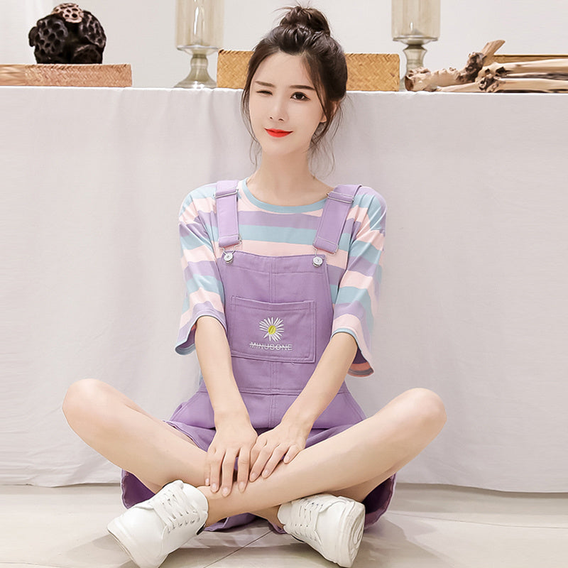 Denim Overalls For Girls And Big Children's Summer Clothes
