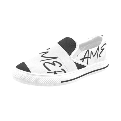 Men's Slip-on Canvas Shoes (Model 019)