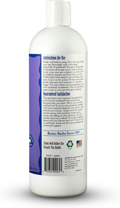Earthbath Natural Mediterranean Magic Deodorising Shampoo With Rosemary Scent, 16Oz