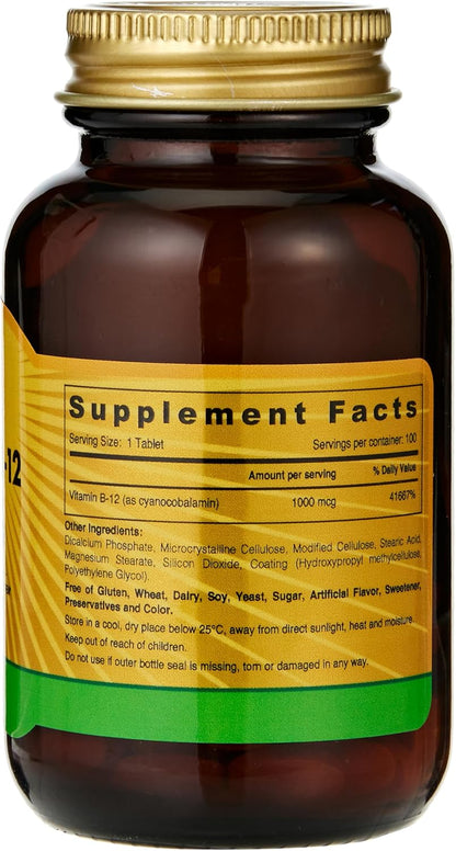 Sunshine Nutrition Vitamin B-12 Time Release 1000Mcg