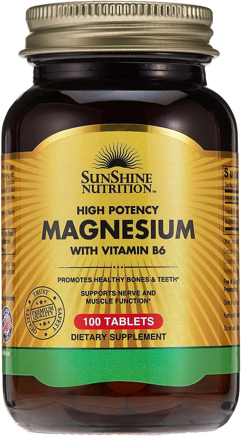 Magnesium with Vit B6 100tabs