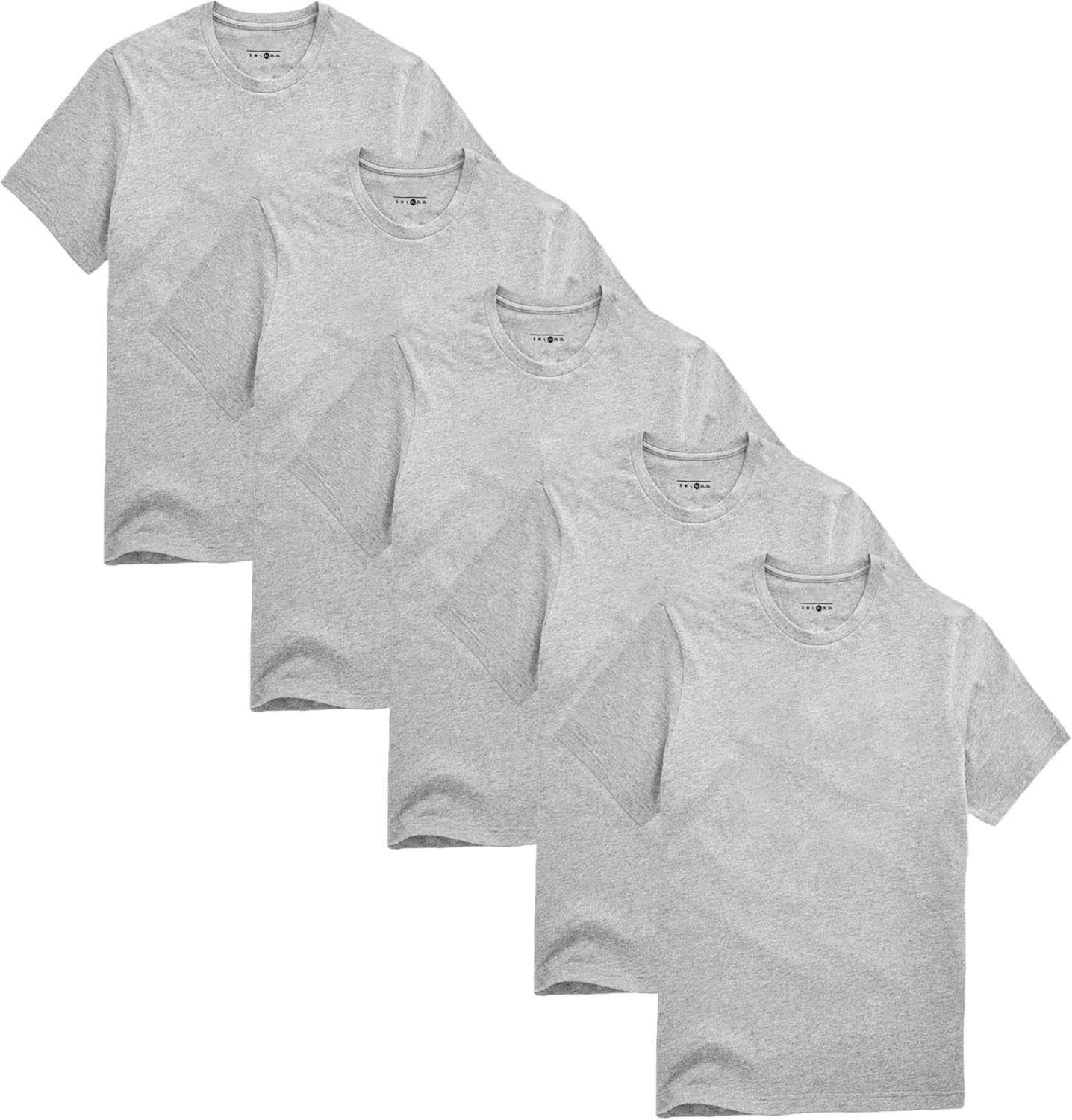 Polo Republica Men's Pack Of 5 Basic Regular fit Short Sleeve T-Shirt, Casual Combed Cotton Tee Shirts