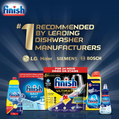 Finish All in One Max Dishwasher Gel, Lemon Sparkle, 1L